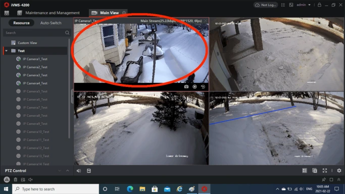 Hikvision iVMS-4200 app for Windows 10 and Windows 11 CCTV live view and playback